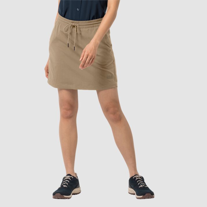 Pantalones Cortos Jack Wolfskin Desert Mujer Kaki Mexico-7354181